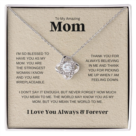 Love Knot Necklace For Mom